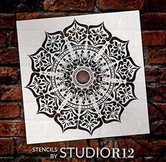 Mandala - India Stencil by StudioR12, Reusable Mylar Template