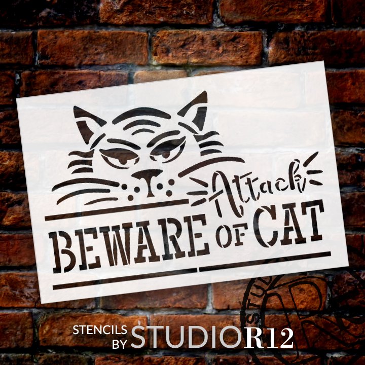 
                  
                animal,
  			
                attack,
  			
                beware,
  			
                black cat,
  			
                cat,
  			
                cat lady,
  			
                cat lover,
  			
                evil,
  			
                funny,
  			
                Home Decor,
  			
                kitten,
  			
                stencil,
  			
                Stencils,
  			
                StudioR12,
  			
                StudioR12 Stencil,
  			
                Template,
  			
                warning,
  			
                whisker,
  			
                whiskers,
  			
                  
                  