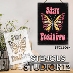 Summer Wishes Butterfly Stencil – StudioR12 Stencils