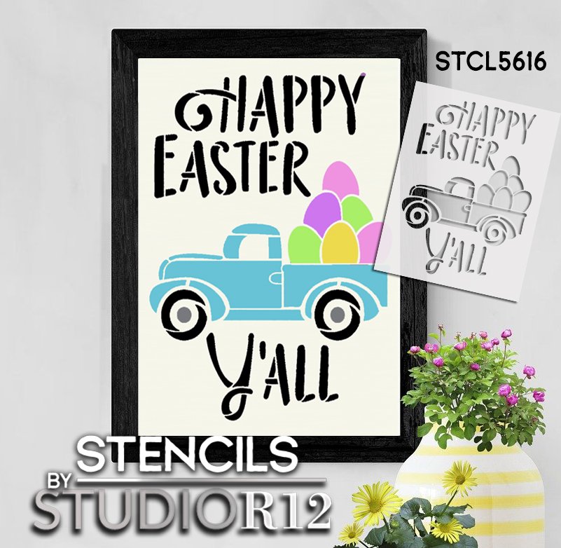 
                  
                diy,
  			
                Easter,
  			
                Easter egg,
  			
                happy easter,
  			
                stencil,
  			
                StudioR12,
  			
                vintage truck,
  			
                  
                  