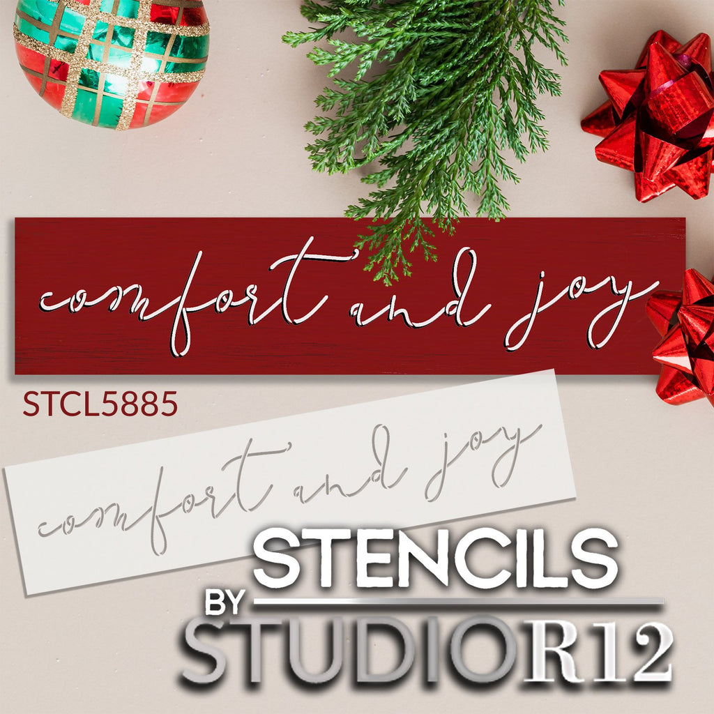 
                  
                art,
  			
                Art Stencil,
  			
                Art Stencils,
  			
                Christmas,
  			
                Christmas & Winter,
  			
                comfort,
  			
                craft,
  			
                Cursive,
  			
                cursive script,
  			
                diy,
  			
                diy decor,
  			
                diy sign,
  			
                diy stencil,
  			
                diy wood sign,
  			
                Farmhouse,
  			
                Holiday,
  			
                Home Decor,
  			
                Joy,
  			
                New Product,
  			
                paint,
  			
                paint wood sign,
  			
                Reusable Template,
  			
                script,
  			
                stencil,
  			
                Stencils,
  			
                Studio R 12,
  			
                Studio R12,
  			
                StudioR12,
  			
                StudioR12 Stencil,
  			
                Studior12 Stencils,
  			
                Template,
  			
                template stencil,
  			
                wood sign stencil,
  			
                  
                  