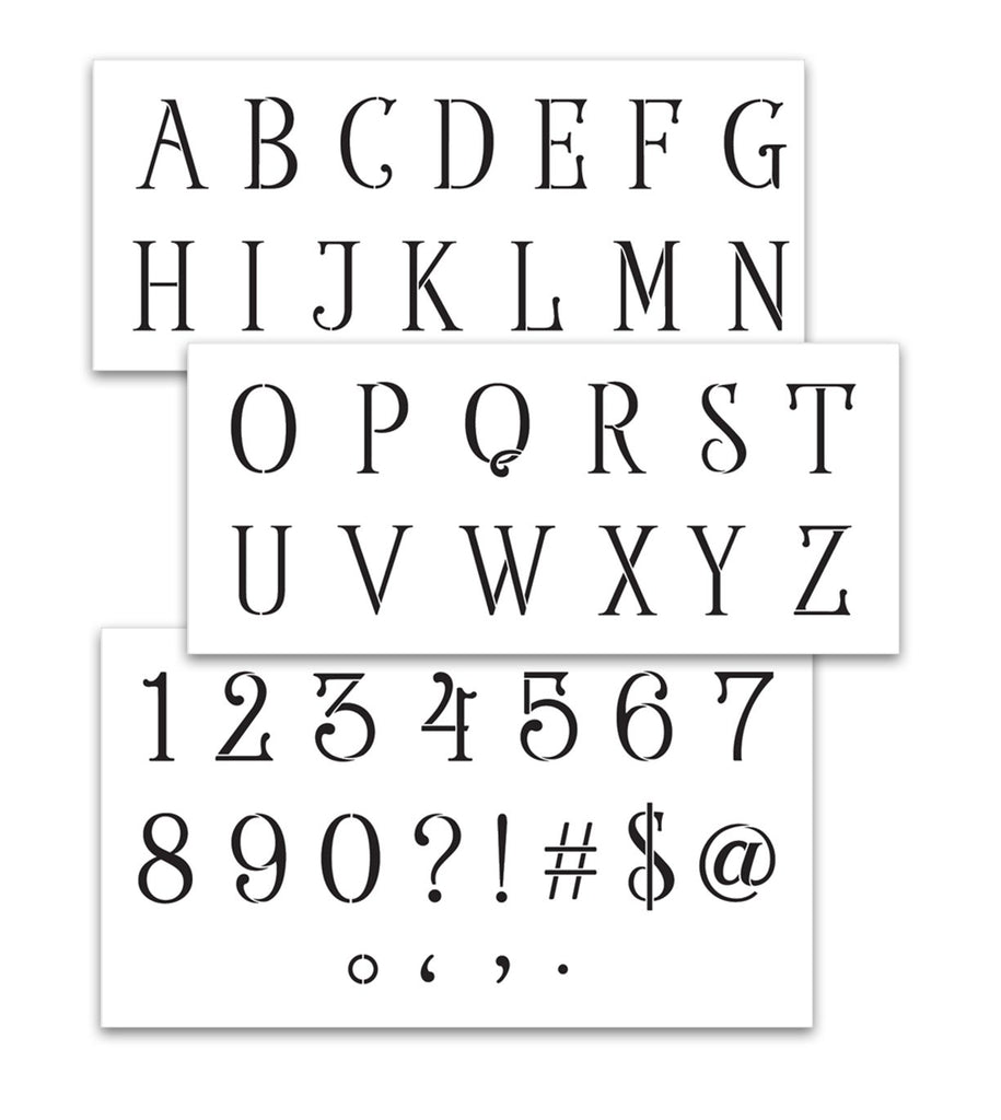 Alphabet Number Letter Stencil, Alphabet Stencils Painting