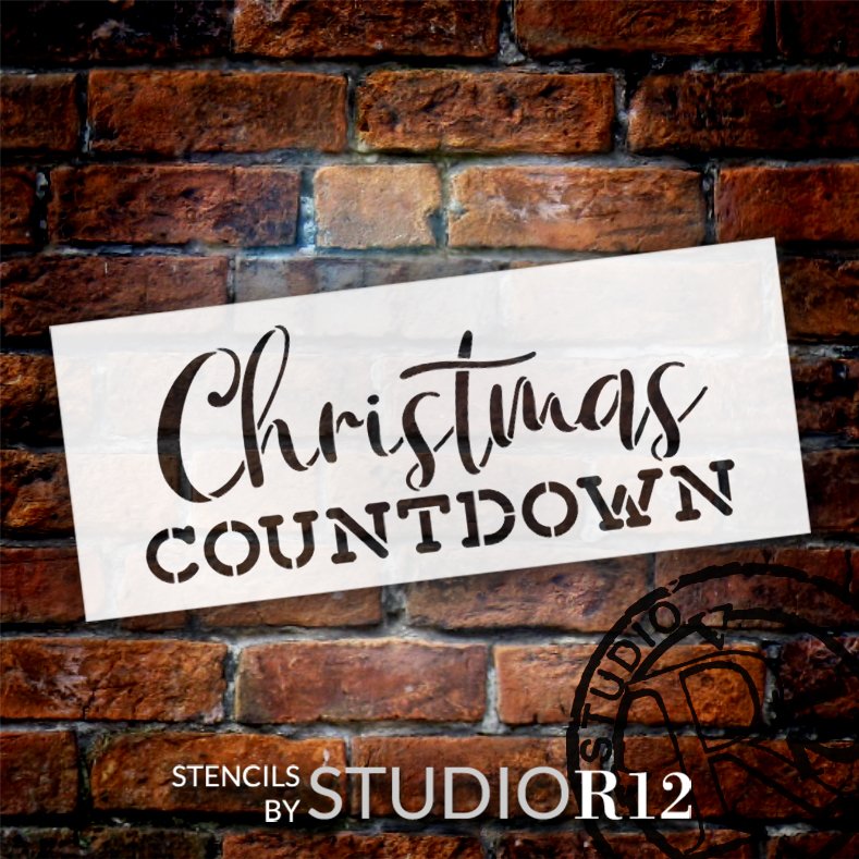 
                  
                Christmas,
  			
                Christmas & Winter,
  			
                countdown,
  			
                Cursive,
  			
                cursive script,
  			
                days til christmas,
  			
                Farmhouse,
  			
                Holiday,
  			
                script,
  			
                stencil,
  			
                Stencils,
  			
                StudioR12,
  			
                StudioR12 Stencil,
  			
                Template,
  			
                  
                  