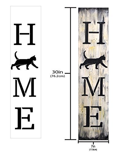 Bienvenue - Vertical Stencil - 2 Part - by StudioR12, Reusable Mylar  Template