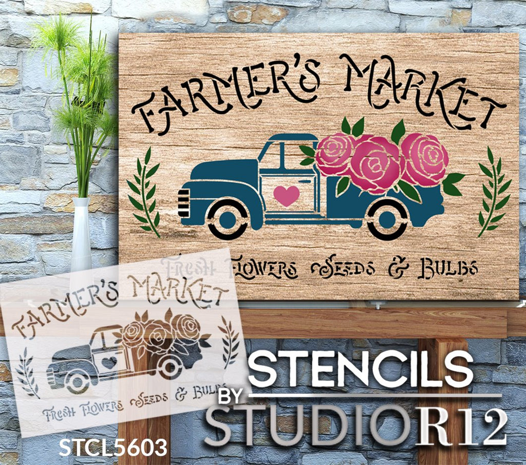 Vintage Farmers Market Sign