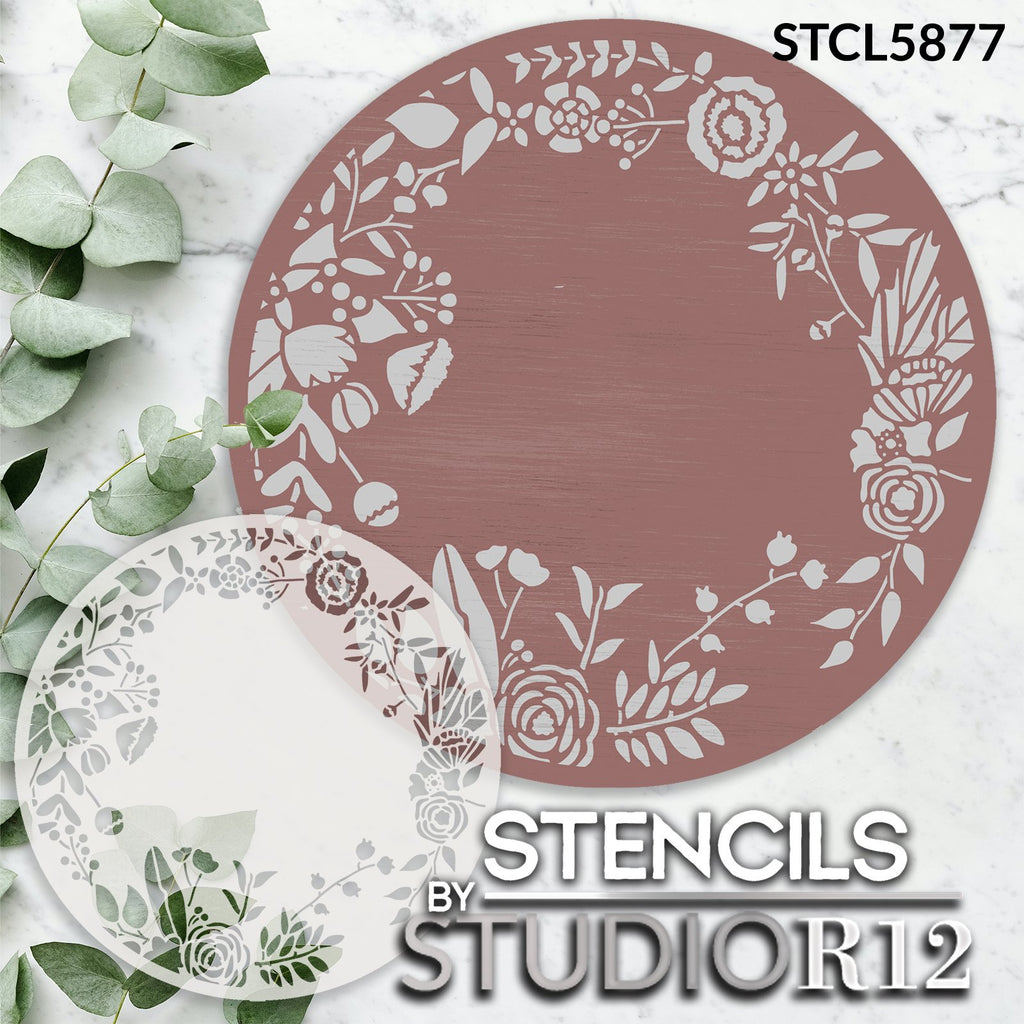 Circle Stencil by StudioR12  Simple Circle Shape Template