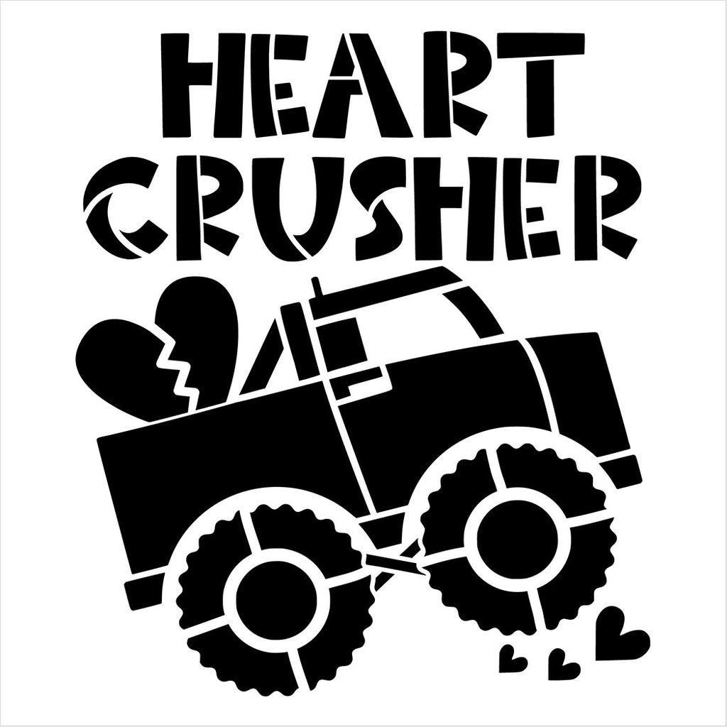 Monster Truck Stencil