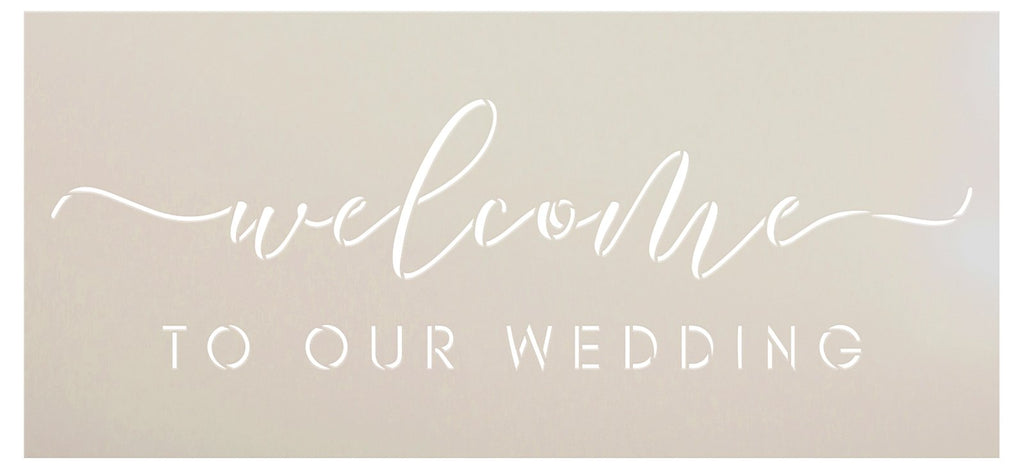 Custom Wedding Stencil - Create your own Custom Wedding Sign!