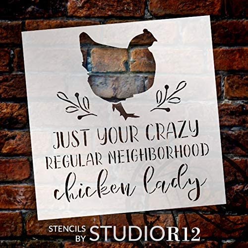 
                  
                animal,
  			
                Art Stencil,
  			
                barn,
  			
                bird,
  			
                chick,
  			
                chicken,
  			
                coop,
  			
                Country,
  			
                crazy,
  			
                egg,
  			
                farm,
  			
                Farmhouse,
  			
                funny,
  			
                hen,
  			
                Home,
  			
                Home Decor,
  			
                Kitchen,
  			
                lady,
  			
                Sayings,
  			
                she shed,
  			
                stencil,
  			
                Stencils,
  			
                Studio R 12,
  			
                StudioR12,
  			
                StudioR12 Stencil,
  			
                  
                  