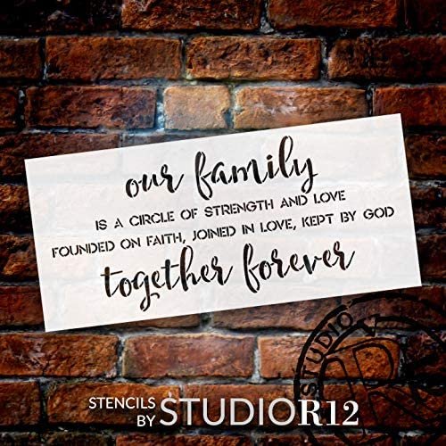 
                  
                Art Stencil,
  			
                bible,
  			
                Christian,
  			
                circle,
  			
                Country,
  			
                cursive script,
  			
                Faith,
  			
                family,
  			
                Farmhouse,
  			
                forever,
  			
                God,
  			
                Home,
  			
                Home Decor,
  			
                horizontal,
  			
                Inspiration,
  			
                Inspirational Quotes,
  			
                inspire,
  			
                Kitchen,
  			
                love,
  			
                Sayings,
  			
                script,
  			
                stencil,
  			
                Stencils,
  			
                strength,
  			
                Studio R 12,
  			
                StudioR12,
  			
                StudioR12 Stencil,
  			
                together,
  			
                  
                  