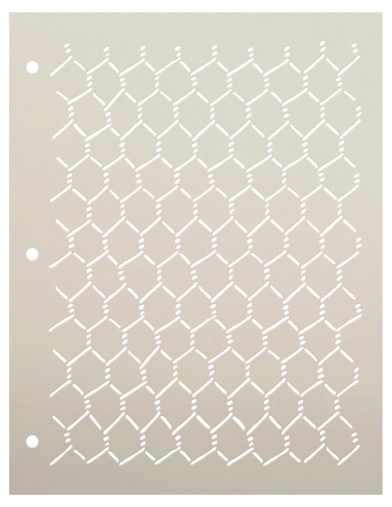 Honeycomb Stencil by StudioR12 Country Repeating Pattern Stencil