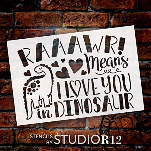 
                  
                Art Stencil,
  			
                child,
  			
                children,
  			
                dinosaur,
  			
                family,
  			
                funny,
  			
                heart,
  			
                Home,
  			
                Home Decor,
  			
                Inspirational Quotes,
  			
                kid,
  			
                love,
  			
                nursery,
  			
                rawr,
  			
                Sayings,
  			
                Stencils,
  			
                Studio R 12,
  			
                StudioR12,
  			
                StudioR12 Stencil,
  			
                  
                  