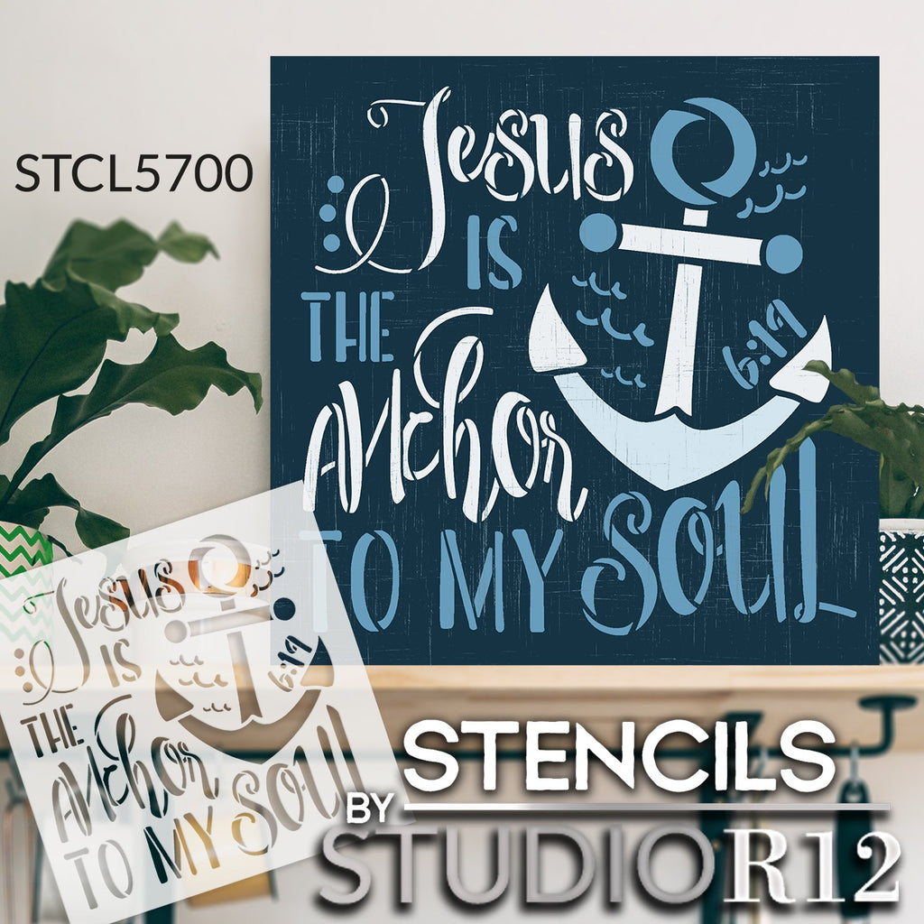 American Crafts Bible Journaling Anchor Stencils