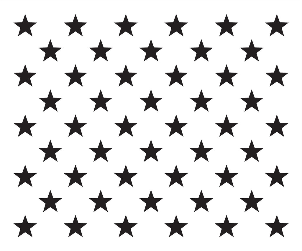 50 Stars Stencil USA FLAG Star Stencil Create Flag Signs Reusable