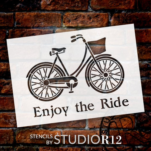 Enjoy the Ride - Word Art Stencil - 13