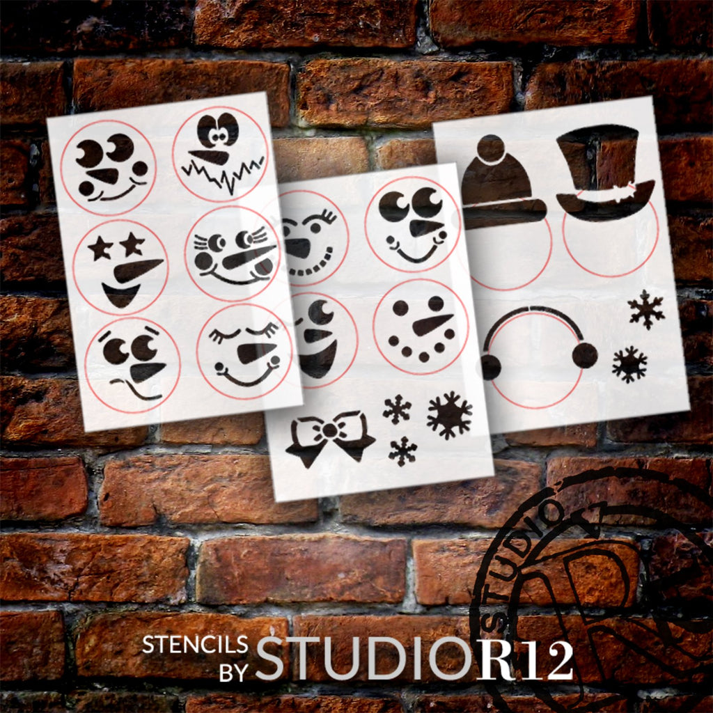 Christmas Costume Face Make-Up Stencils for sale