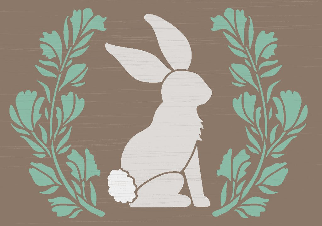 FINGERINSPIRE 3pcs Easter Bunny Drawing Painting Stencils Templates  (11.6x8.3inch) Happy Easter Stencils Decoration Square Easter Rabhit  Stencils for