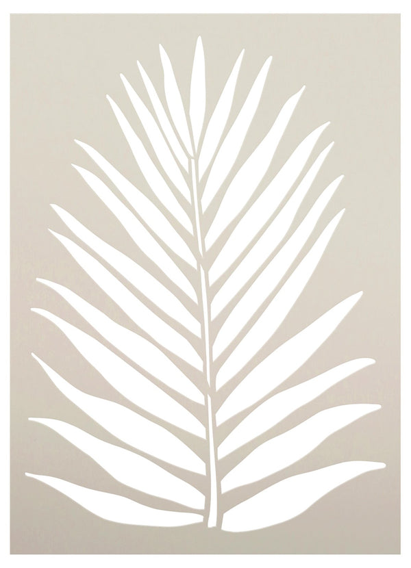 Tropical Palm Leaf Stencil by StudioR12 - Select Size - USA Made - Reusable | Craft DIY Boho Decor | Paint Botanical Art Wood Sign | STCL6455