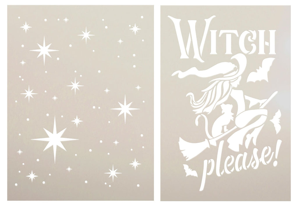 Twinkle Stars Stencil by StudioR12 Fun Elegant - Reusable Mylar