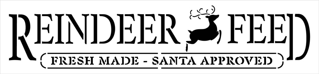 Santa Boot Reindeer Hoof Print Stencil by StudioR12 | Craft DIY Christmas  Holiday Home Decor | Paint Wood Sign | Reusable Mylar Template | Select Size
