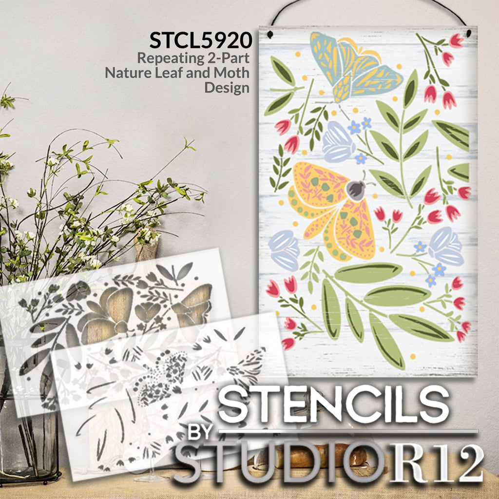 Nature Stencils - Flowers, Leaves