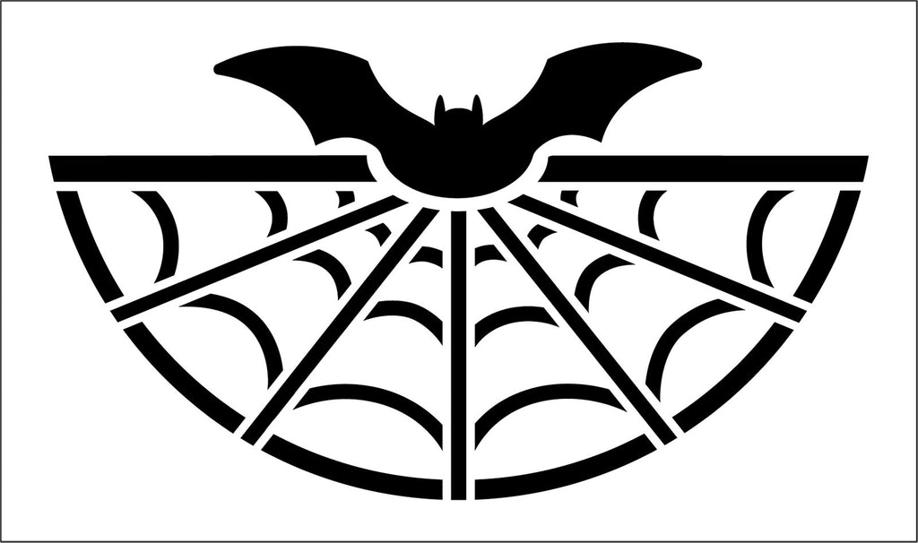 Halloween Bat Stencil: Bat Cave Stencil for Cake Decorating