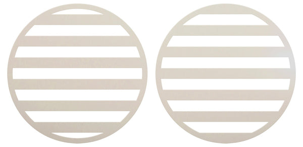 2 Part Banding on Round Stencil Set by StudioR12 - Select Size - USA Made - Craft DIY Patterned Home Decor | Paint Banded Accent Wood Sign | Reusable Mylar Template | STCL6769