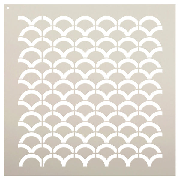 Scales - Repeatable Pattern Stencil | STCL1029