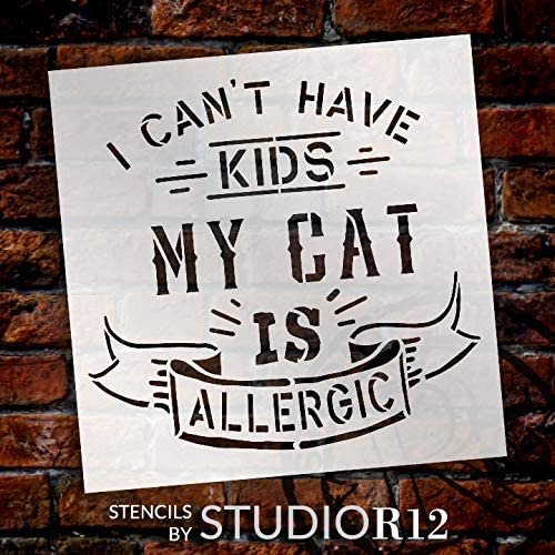 
                  
                allergic,
  			
                animal,
  			
                Art Stencils,
  			
                cat,
  			
                cat lover,
  			
                caution,
  			
                family,
  			
                funny,
  			
                fur,
  			
                Home,
  			
                Home Decor,
  			
                pet,
  			
                Sayings,
  			
                stencil,
  			
                Stencils,
  			
                Studio R 12,
  			
                Studio R12,
  			
                StudioR12,
  			
                StudioR12 Stencil,
  			
                warning,
  			
                  
                  