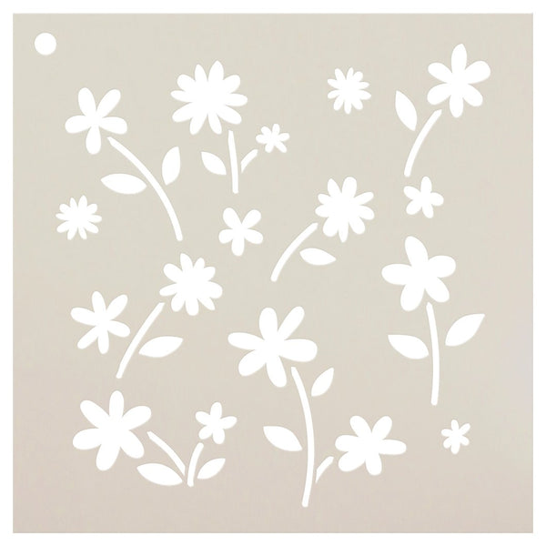 Flower Power - Pattern Stencil - 6