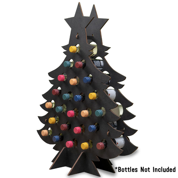 Wine Bottle Holder Christmas Tree Surface by StudioR12 | Advent Calendar | DIY Christmas Decor | WDSF1712